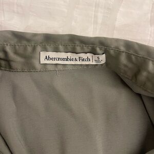 Abercrombie & Fitch Olive Green button up